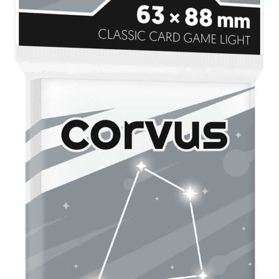 KOSZULKI NA KARTY REBEL CORVUS LIGHT CCG 63x88mm 100 sztuk