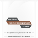 KOSZULKI NA KARTY REBEL STANDARD CZECH PREMIUM 61x103mm 100 sztuk