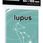 KOSZULKI NA KARTY REBEL LUPUS PREMIUM 65x100mm 100 sztuk