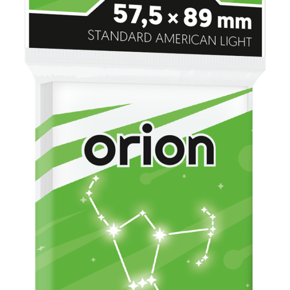KOSZULKI NA KARTY REBEL ORION LIGHT 57,5x89mm 100 sztuk