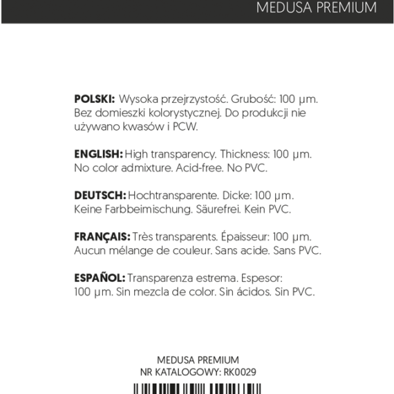 KOSZULKI NA KARTY REBEL LIBRA PREMIUM 80x120mm 100 sztuk