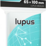 KOSZULKI NA KARTY REBEL LUPUS MEDIUM 65x100mm 100szt