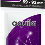 KOSZULKI NA KARTY REBEL AQUILA MEDIUM 59x92mm 100szt