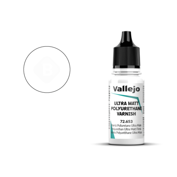 Lakier Vallejo 72.653 - Ultra Matt Polyurethane Varnish (18 ml)