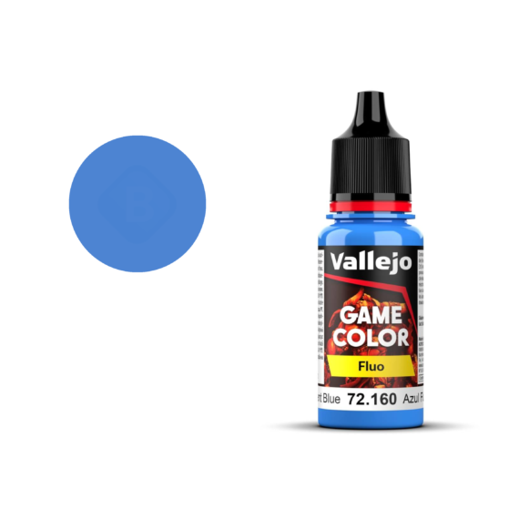 Farbka Vallejo 72.160 - Game Color - Fluo - Blue (18 ml)