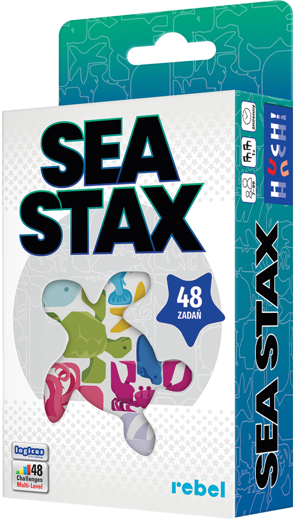 GRA PLANSZOWA ŁAMIGŁÓWKI SEA STAX (EDYCJA POLSKA) REBEL