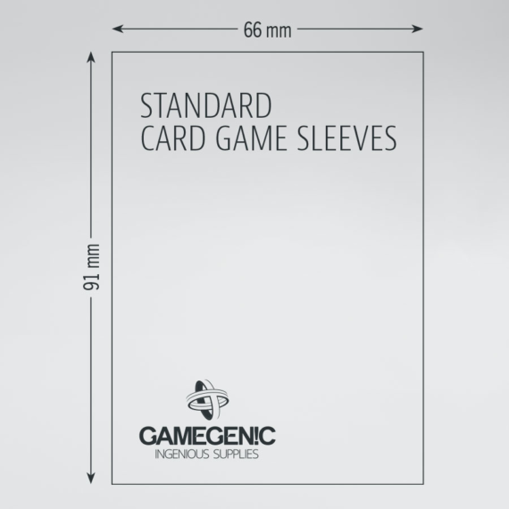 KOSZULKI NA KARTY GAMEGENIC MATTE VALUE SLEEVING PACK (66x91 mm), 200 sztuk