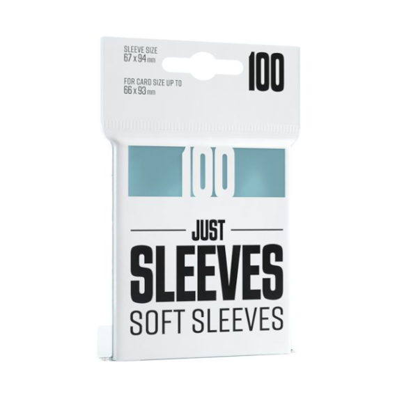 Koszulki na karty Gamegenic Just Sleeves Soft Sleeves 67x94 mm (100 szt)