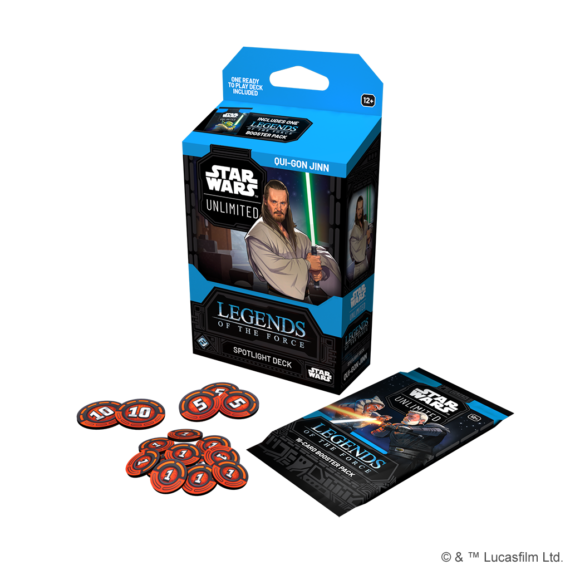 Star Wars: Unlimited Card Game - Legends of the Force - Spotlight Deck - Qui-Gon Jinn