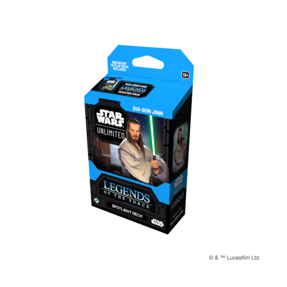 Star Wars: Unlimited Card Game - Legends of the Force - Spotlight Deck - Qui-Gon Jinn