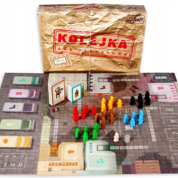 KULTOWA RODZINNA GRA KOLEJKA IPN PRL TREFL
