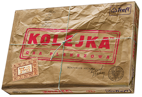 KULTOWA RODZINNA GRA KOLEJKA IPN PRL TREFL