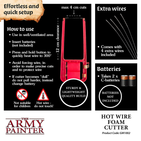 The Army Painter: Gamemaster - Hot Wire Foam Cutter