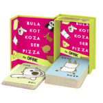 RODZINNA GRA KARCIANA FAMILIJNA Buła, Kot, Koza, Ser, Pizza - Na opak