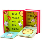 RODZINNA GRA KARCIANA FAMILIJNA BUŁA, PIZZA, KOT, SER, KOZA REBEL