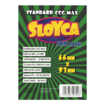 KOSZULKI NA KARTY SLOYCA STANDARD CCG MAX 66x91mm 100 sztuk