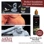 The Army Painter: Warpaints Air - Matt Black Primer (100 ml)