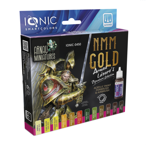 Zestaw IONIC Smart Colors NMM Gold Arnau Lazaro Set (0450) 10x20 ml + 2x17 ml excl ink