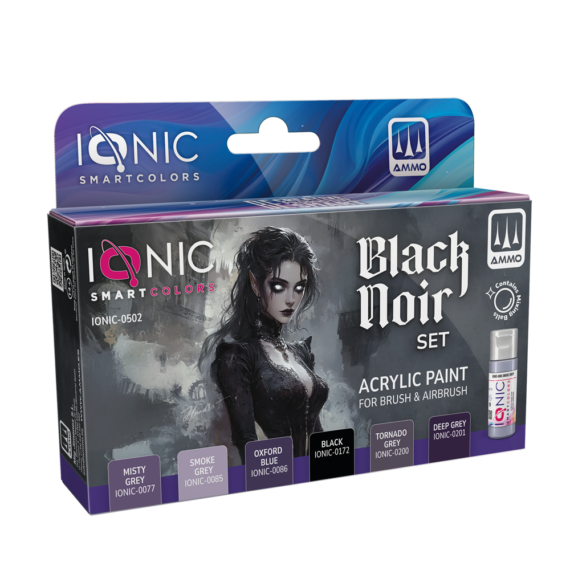 Zestaw IONIC Smart Colors Black Noir Set (0502) 6x20 ml