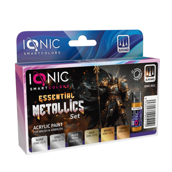 Zestaw IONIC Smart Colors Essential Metallics Set (0511) 6x20 ml