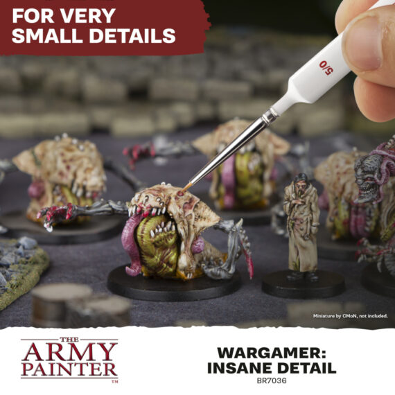 Pędzel The Army Painter Wargamer: Insane Detail Synth