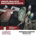 Zestaw pędzli The Army Painter Monster Chipping Brush Set