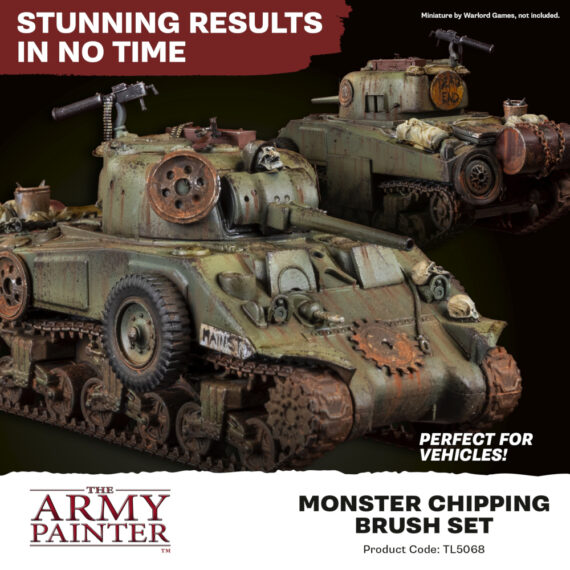 Zestaw pędzli The Army Painter Monster Chipping Brush Set