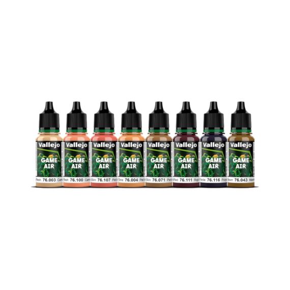 Vallejo: 72.204 - Game Air - Face Painting Set (8 x 18 ml)