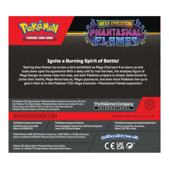 Pokémon TCG: Mega Evolution - Phantasmal Flames - Booster