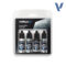 Vallejo: 77.251 - True Metallic Metal - Sterling Silver Paint Set (4x18 ml)