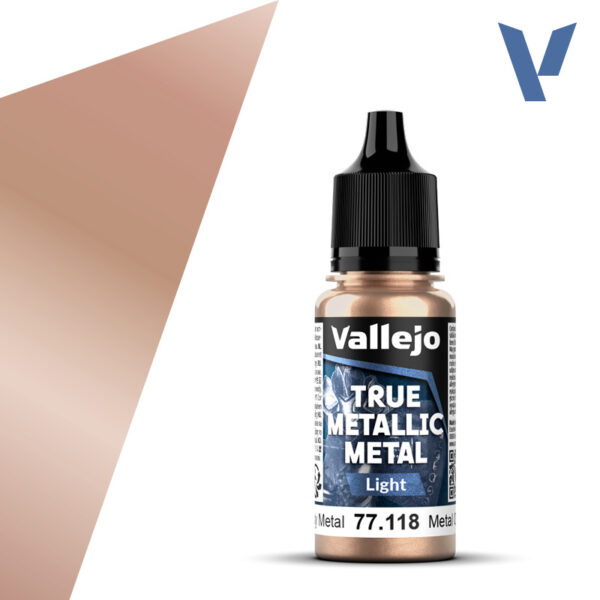 Vallejo: 77.118 - True Metallic Metal - Light - Rusty Metal (18 ml)
