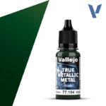 Vallejo: 77.154 - True Metallic Metal - Shade - Dusken Green (18 ml)