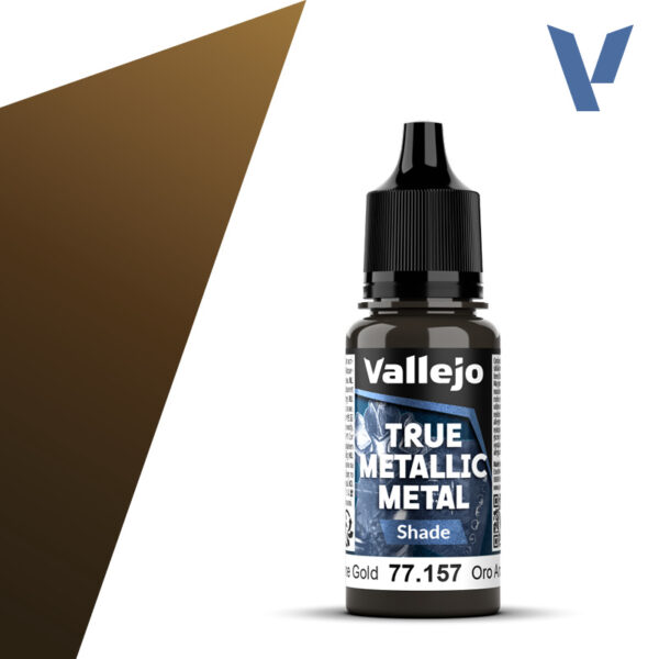 Vallejo: 77.157 - True Metallic Metal - Shade - Arcane Gold (18 ml)