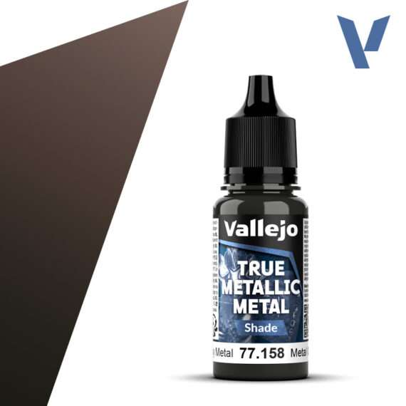 Vallejo: 77.158 - True Metallic Metal - Shade - Rusty Metal (18 ml)