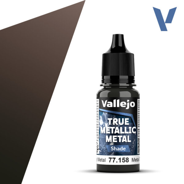 Vallejo: 77.158 - True Metallic Metal - Shade - Rusty Metal (18 ml)