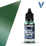 Vallejo: 77.174 - True Metallic Metal - Airbrush - Dusken Green (18 ml)