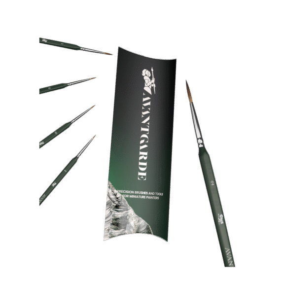 Pędzle AvantGarde Tools - Green Line Base Set