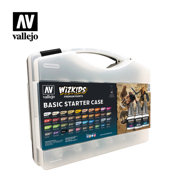 Vallejo: 80.260 - Wizkids - Basic Starter Case (40x8 ml)