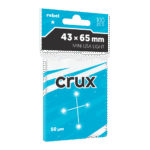 KOSZULKI NA KARTY REBEL CRUX LIGHT 43x65mm 100 sztuk