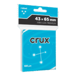 KOSZULKI NA KARTY REBEL CRUX PREMIUM 43x65mm 100 sztuk